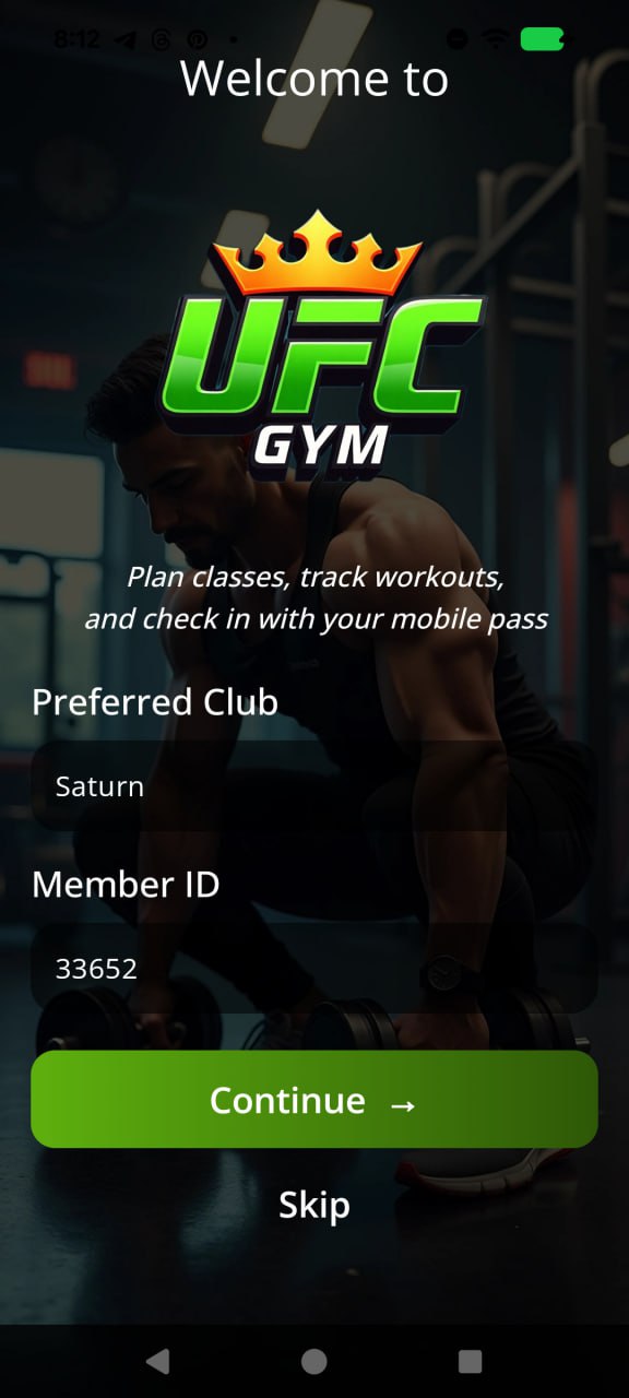 Draft UFC Gym Screenshot