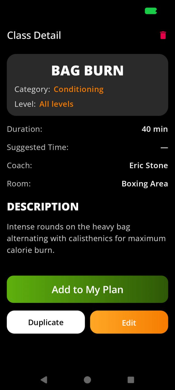 Draft UFC Gym - Screen 3
